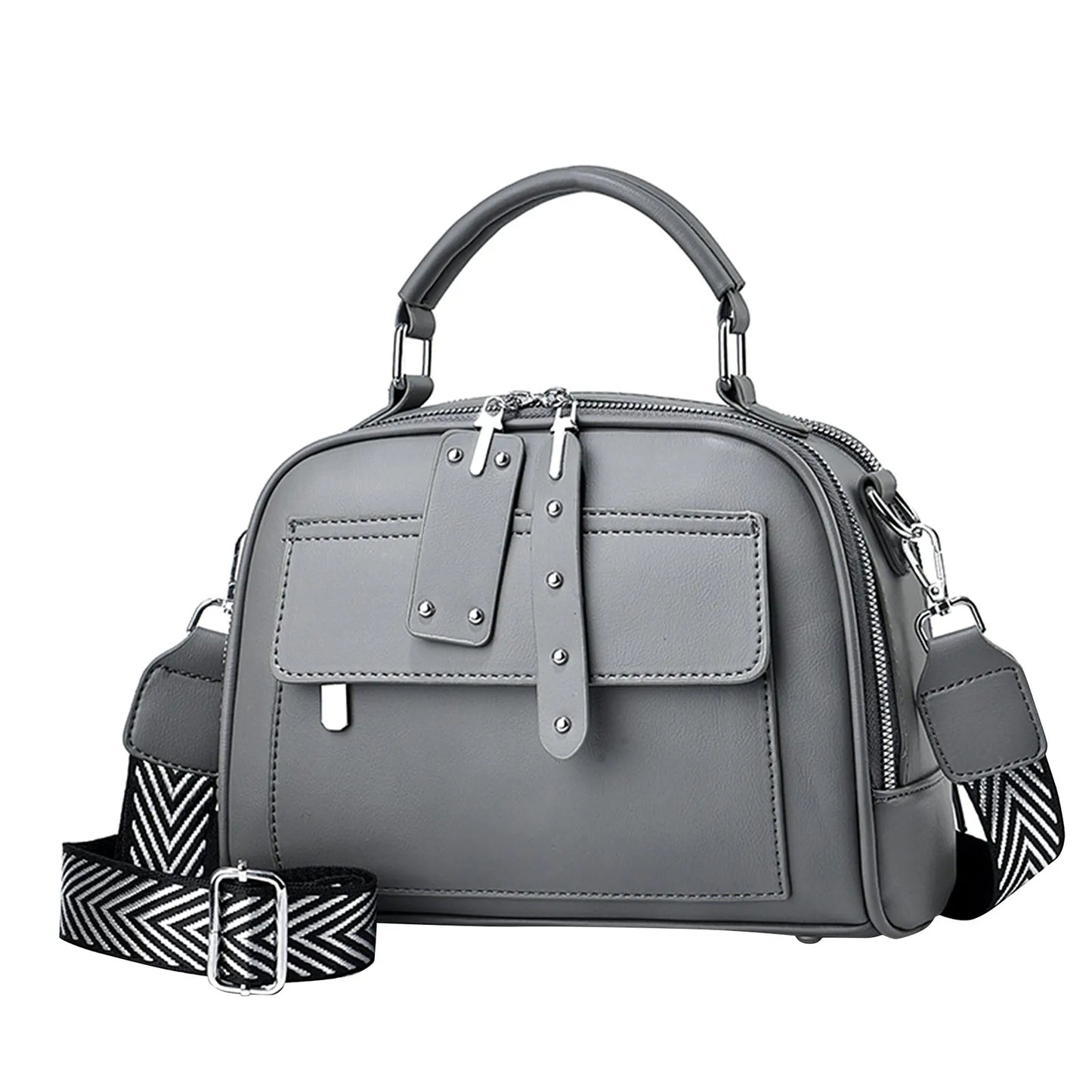 Retro Women's Handbag Crossbody Bags 2024 Korean Fashion Handbag Vintage Women's Shoulder Bag Mini Multi-function Pu Leather Bag