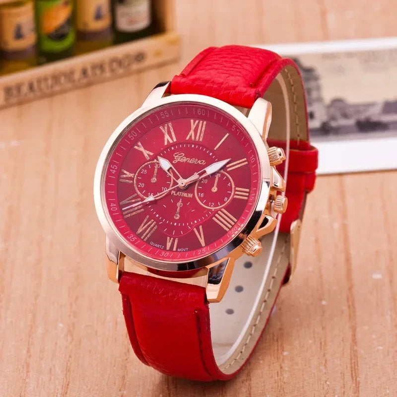 Watch Women Casual Ladies Watches Top Brand Luxury Woman Watch Leather Waterproof Simple Dress Quartz Wristwatch Female Clocks