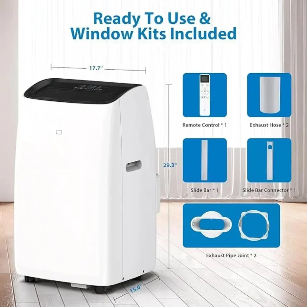 Portable Air Conditioner Smart Inverter AC Units with Remote & 24 Hrs Timer Air Conditioner