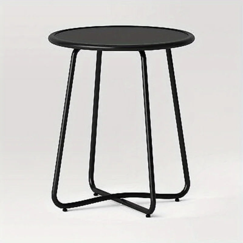 3pc Metal Patio Bistro Set, Outdoor Furniture Set - Black - Room Essentials