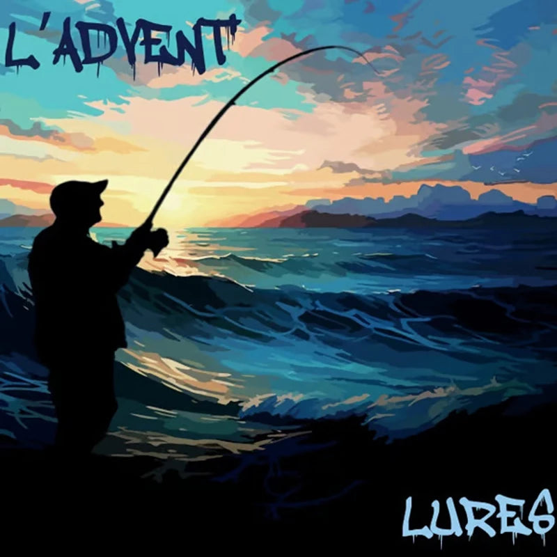 L 'Advent 'LURES 2024 Fishing Set ADVENT Calendar Blind Box Christmas Gift Fishing Gear Countdown Calendar Blind Box