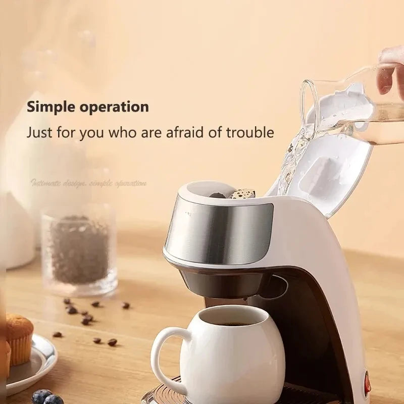 Machine 2 in 1Tea&Coffee Powder Multiple Drip Cafeteria Fast Heating Offie& 220v Easy Operation