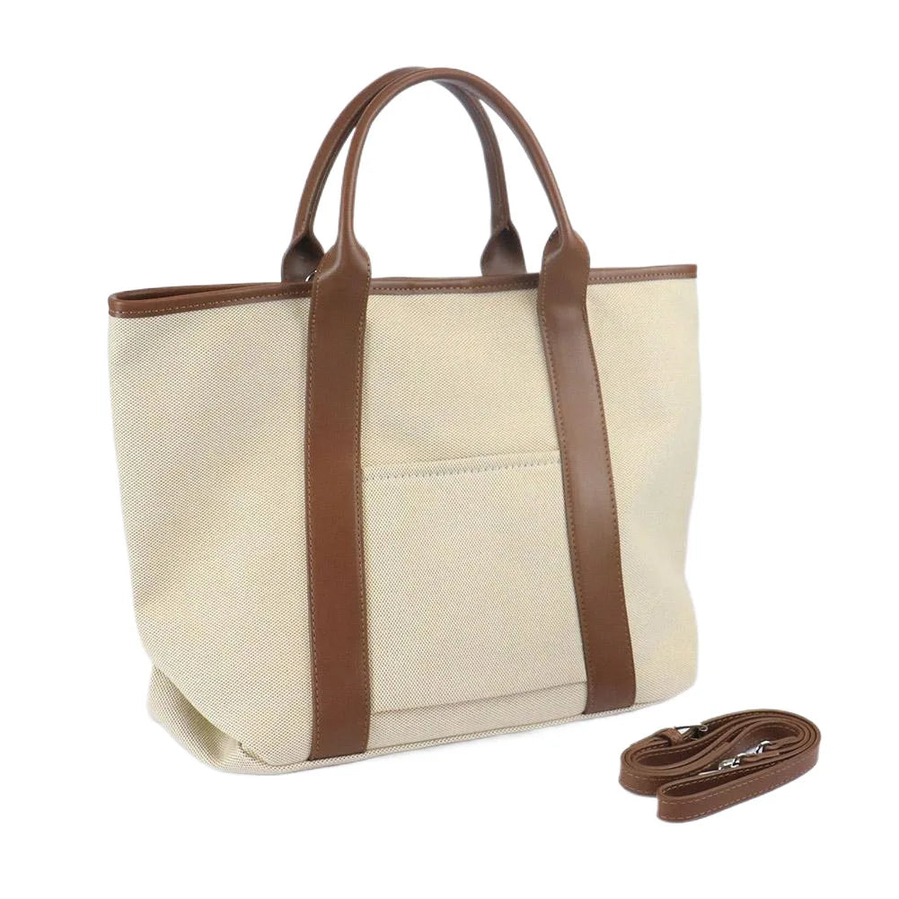 Women Canvas Tote Bag Large Crossbody Bags Shoulder Bag with Strap Shoulder Satchel Bags Womens Purse Casual Top Handle Bag
