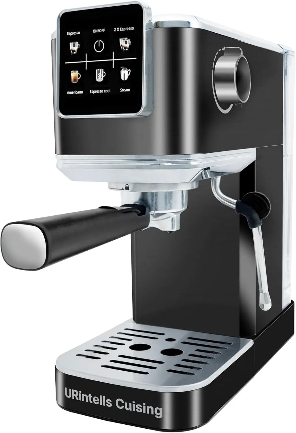 Espresso Machine 20 Bar, Touch Screen Espresso Maker with Americano, Coffee Machine with Steam Milk Frother Cold Brew Home Gifts