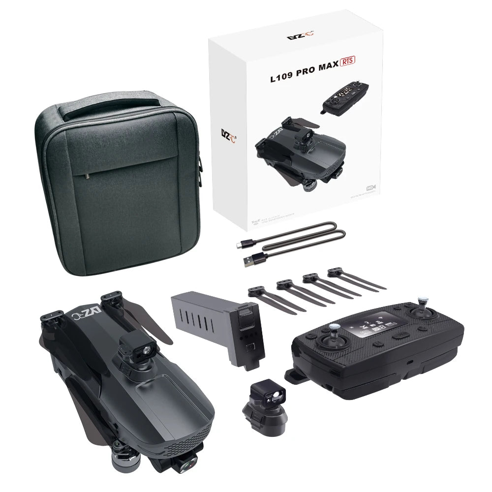 L109 PRO MAX RTS 5G Digital image transmission Drone Three-axis mechanica 4K Dual Camera GPS Profesional 3000M Drones