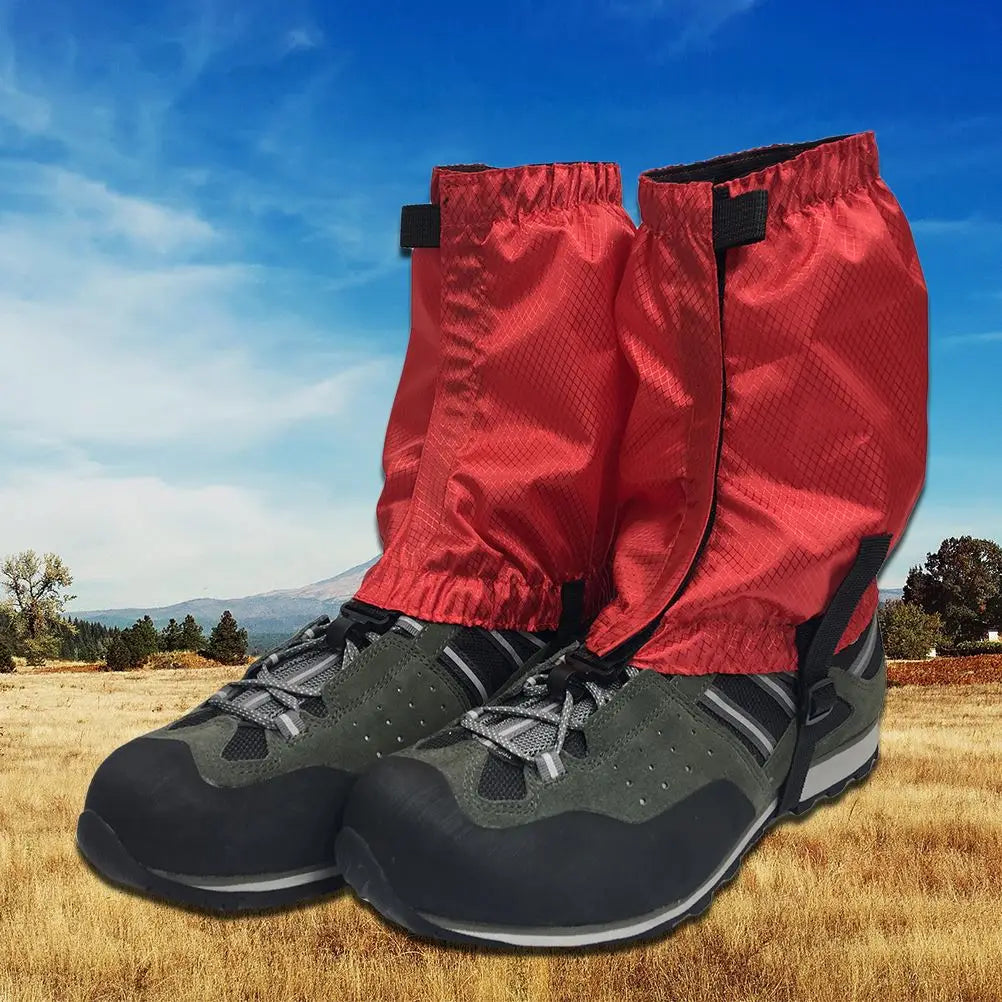 Snow Boots Leg Covers Waterproof Unisex Ankle Walking Legging Gaiter Climbing Camping Hiking Ski Covers Legs Protection