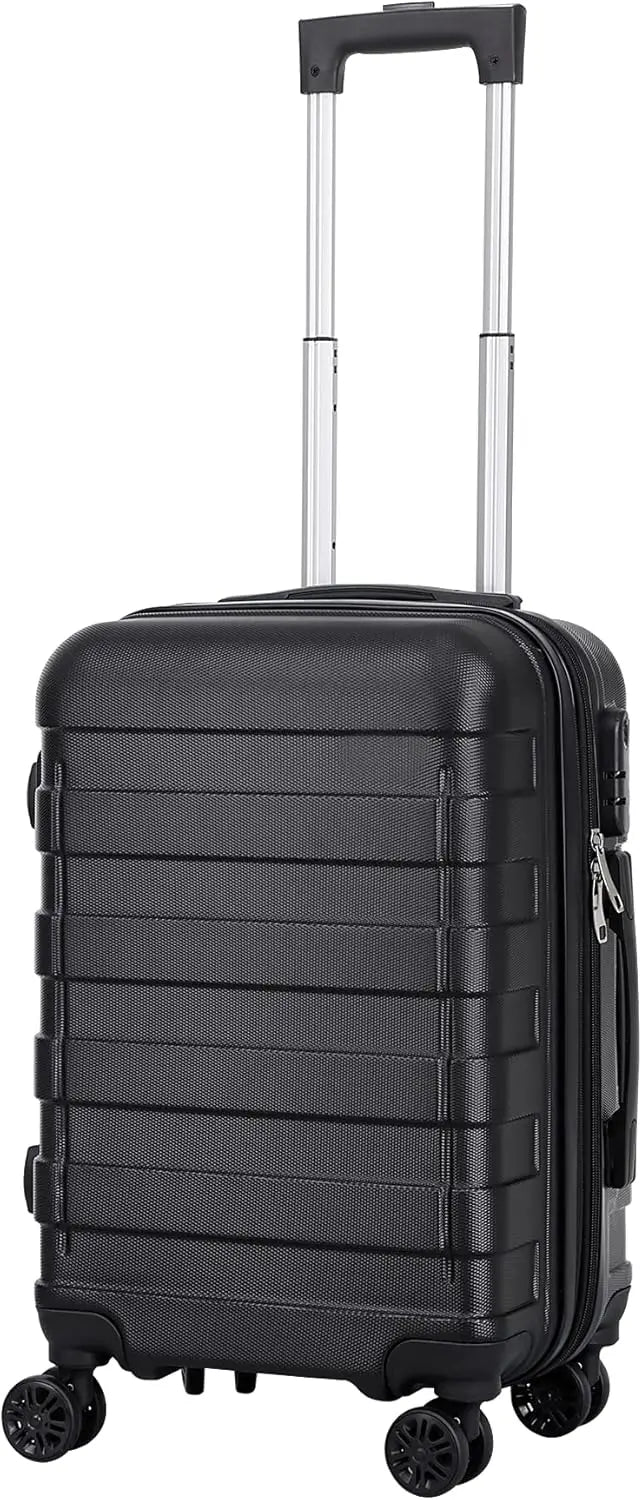 21 Inch Hardside Expandable Carry On Luggage with Spinner Wheels, Lightweight Suitcase Durable Rolling Luggage for Business