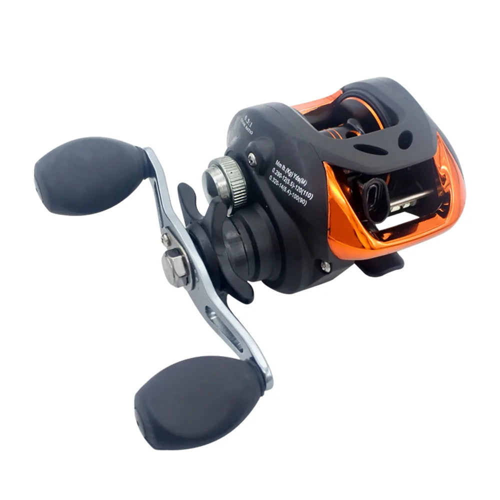 Baitcasting Reel Fishing Reel Max Drag Super Light Weight Magnetic Brake System Freshwater Fishing Coil Casting Reel