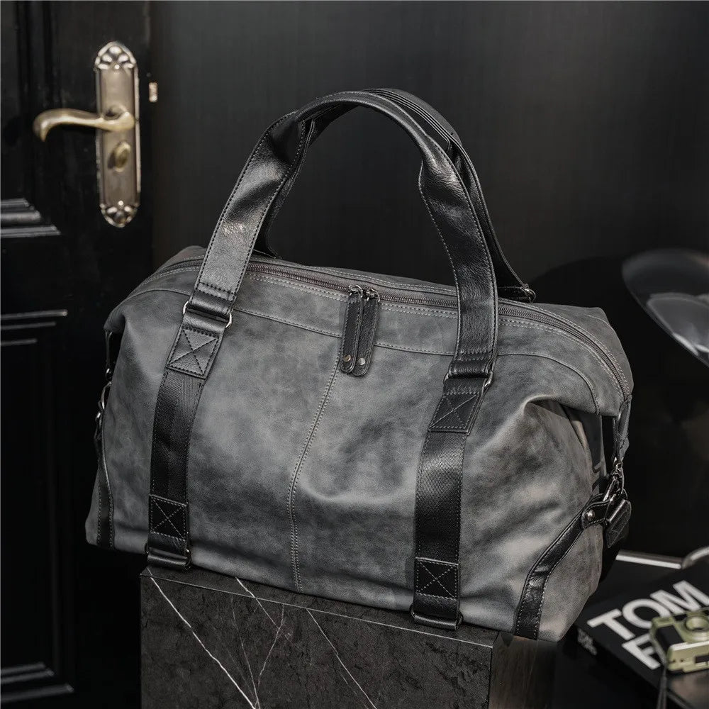 GUMST Leather Men Bags Business Large handle Bag Fashion For Men Shoulder Men's Casual Big Tote Bags