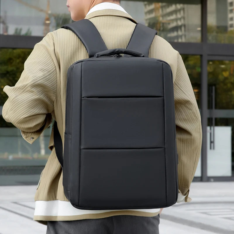 Minimalist Stylish Waterproof USB Charging Backpack Unisex Large Capacity Business Laptop Bag Multifunctional Travel School Back