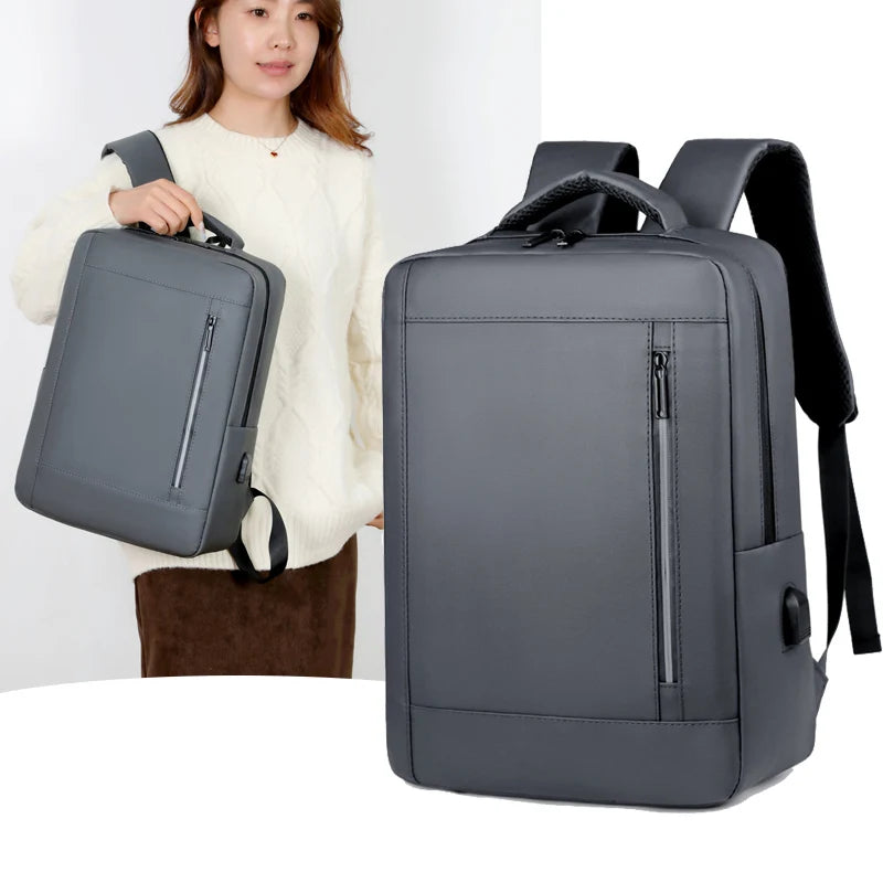 Minimalist Business Waterproof Backpack Unisex USB Charging Large Capacity Laptop Bag Multifunctional Stylish Travel Backpack Sc