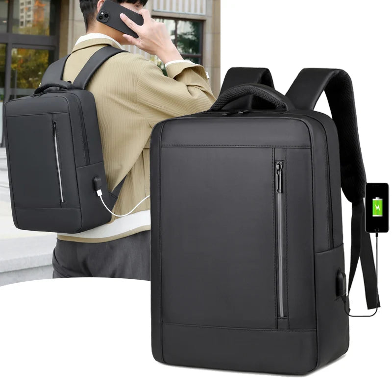 Minimalist Business Waterproof Backpack Unisex USB Charging Large Capacity Laptop Bag Multifunctional Stylish Travel Backpack Sc