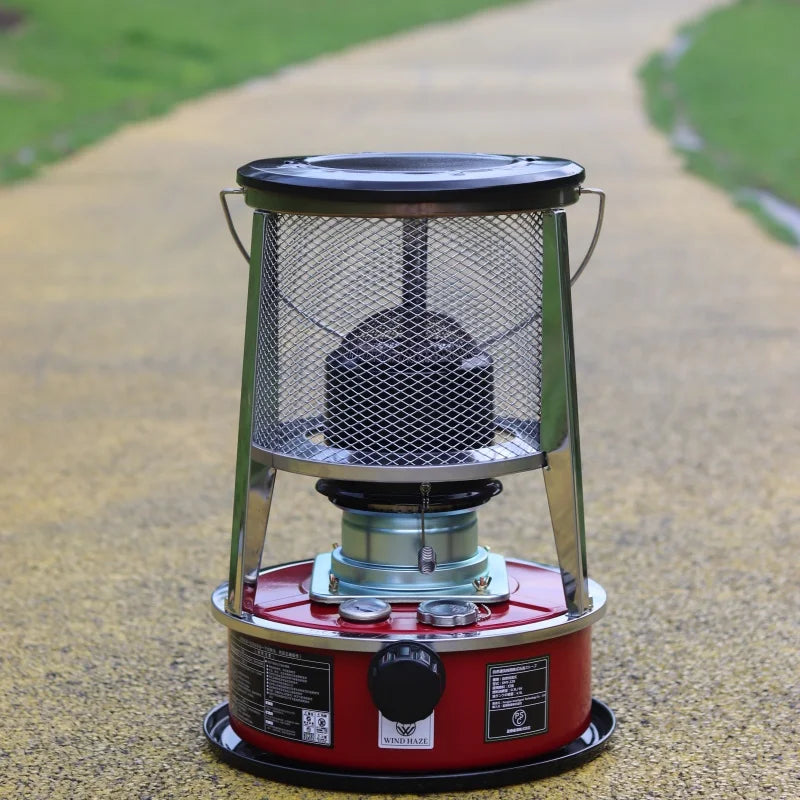 Portable 2 IN 1 Kerosene Stove 4.5L Camping Kerosene Heater Non- Electric Grill Stove for Indoor and Outdoor Camping Cooking