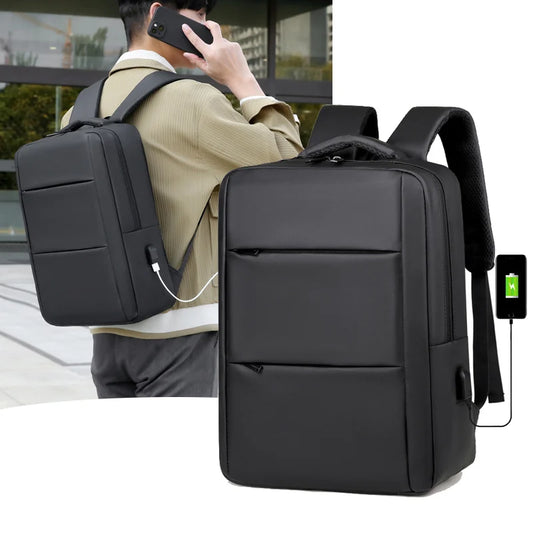 Minimalist Stylish Waterproof USB Charging Backpack Unisex Large Capacity Business Laptop Bag Multifunctional Travel School Back