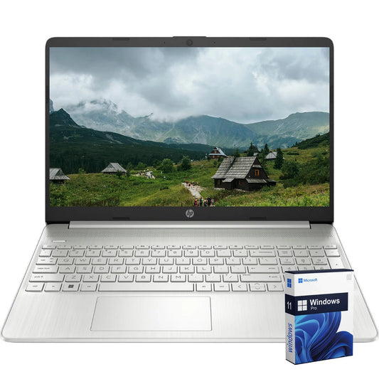 HP 15.6"HD Business Laptop,AMD Ryzen 3 5300U,32GB RAM,1TB SSD,Windows 11 Pro,Natural Silver