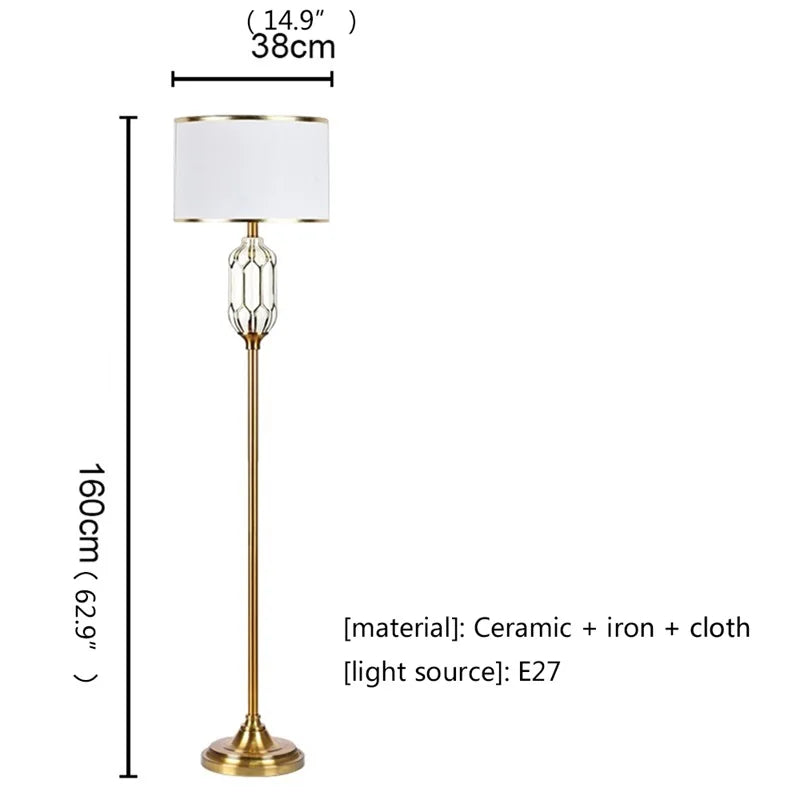 OUFULA Floor Lamp Lighting Modern LED Creative Design Ceramic Decorative for Home Living Bed Room
