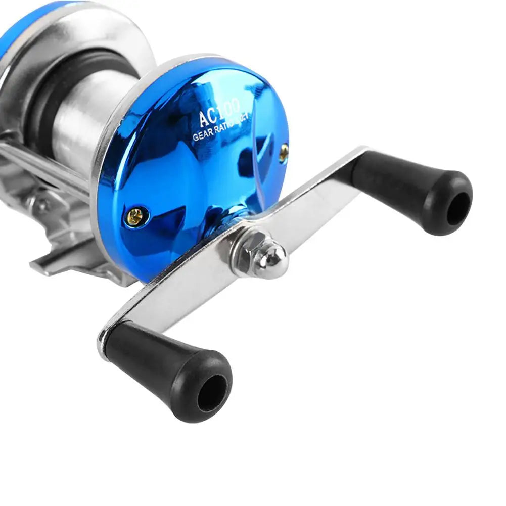 Mini Winter Ice Fishing Reel Portable Small Spinning Reels Double Rocker 1 Bb Bearing Fishing Drum Wheel For Fishing Accessories