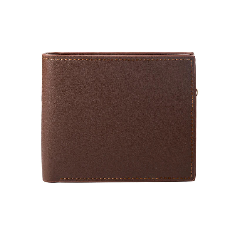 Retro Card Wallet Wallet Men ’s Wallets and Classic Best Kosher Gifts, Customized Copywriting. High Quality PU Leather Short 10c