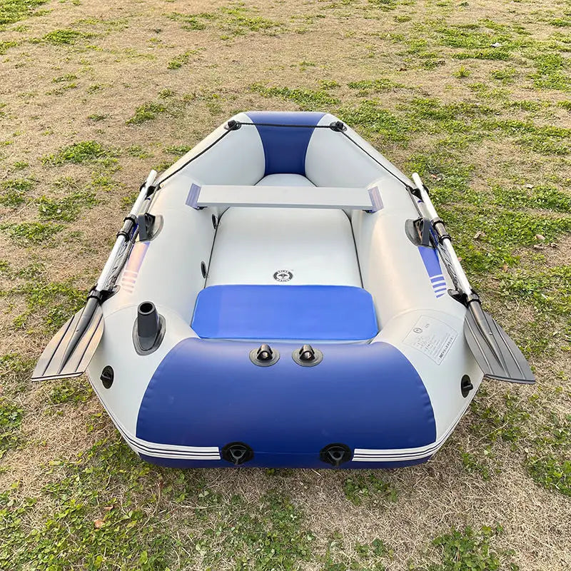 175CM Solar Marine Portable Flodable 0.7MMPVC Inflatable Sea Fishing Boat with Air Mat Single Kayak For WaterSports Accessories
