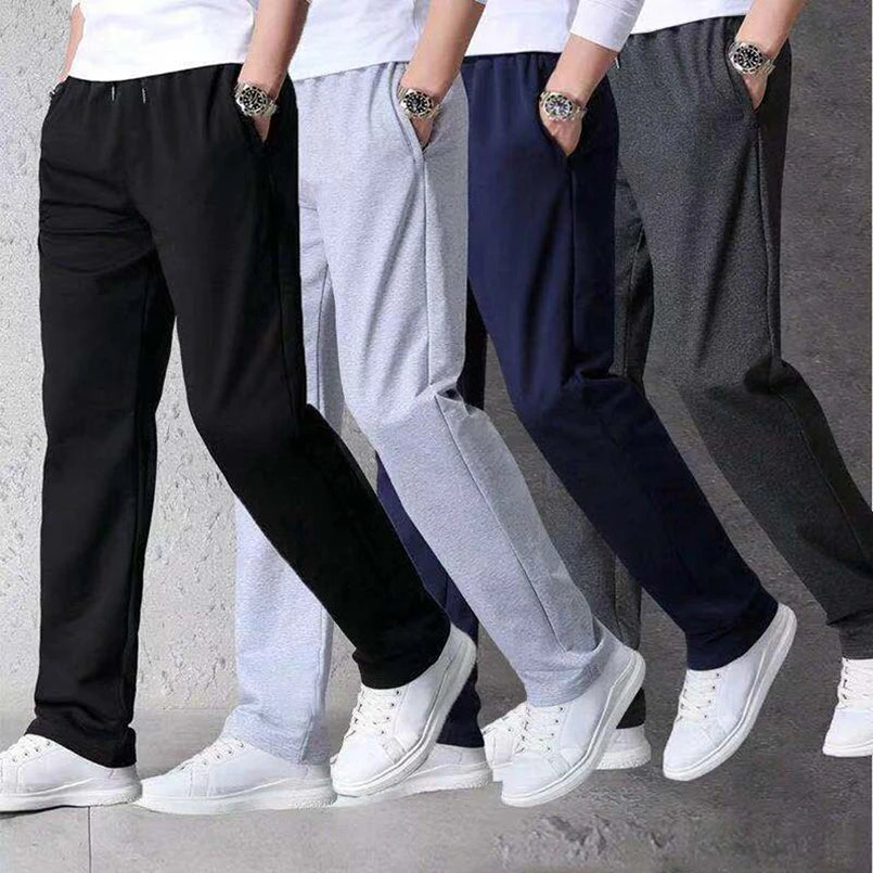 Cotton Men Sweatpants Sports Joggers Pant Tracksuit Jogging Trouser Plus Size 5xl 6xl 7xl Sportswear Wide Leg Cloth 2025 Spring