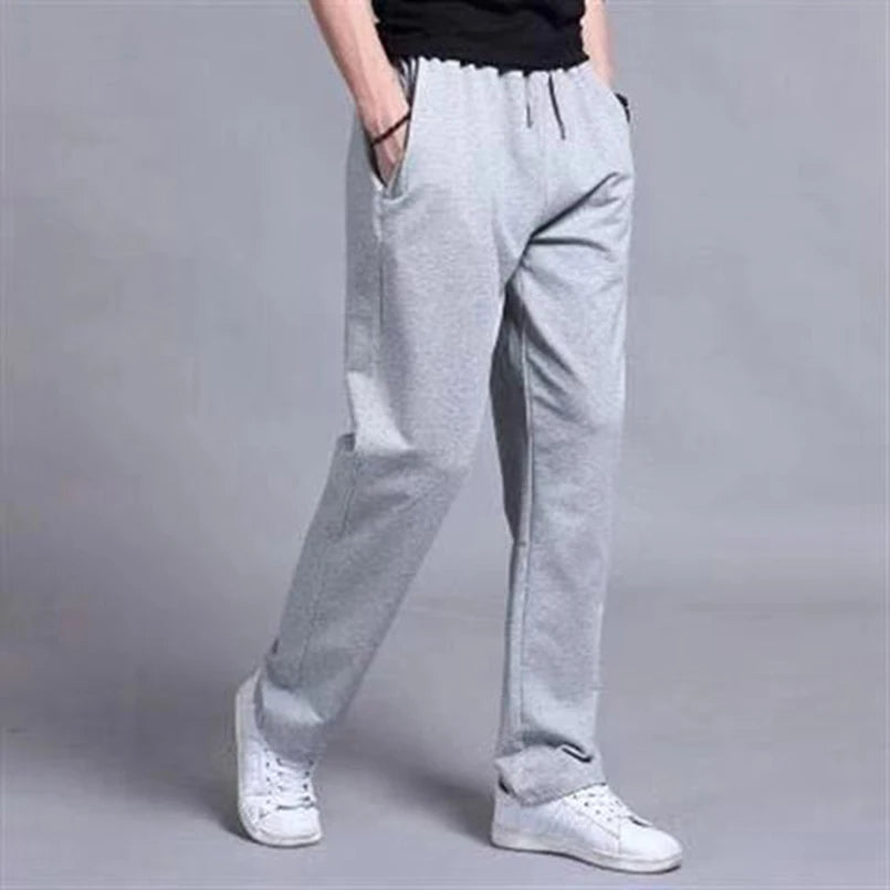 Cotton Men Sweatpants Sports Joggers Pant Tracksuit Jogging Trouser Plus Size 5xl 6xl 7xl Sportswear Wide Leg Cloth 2025 Spring