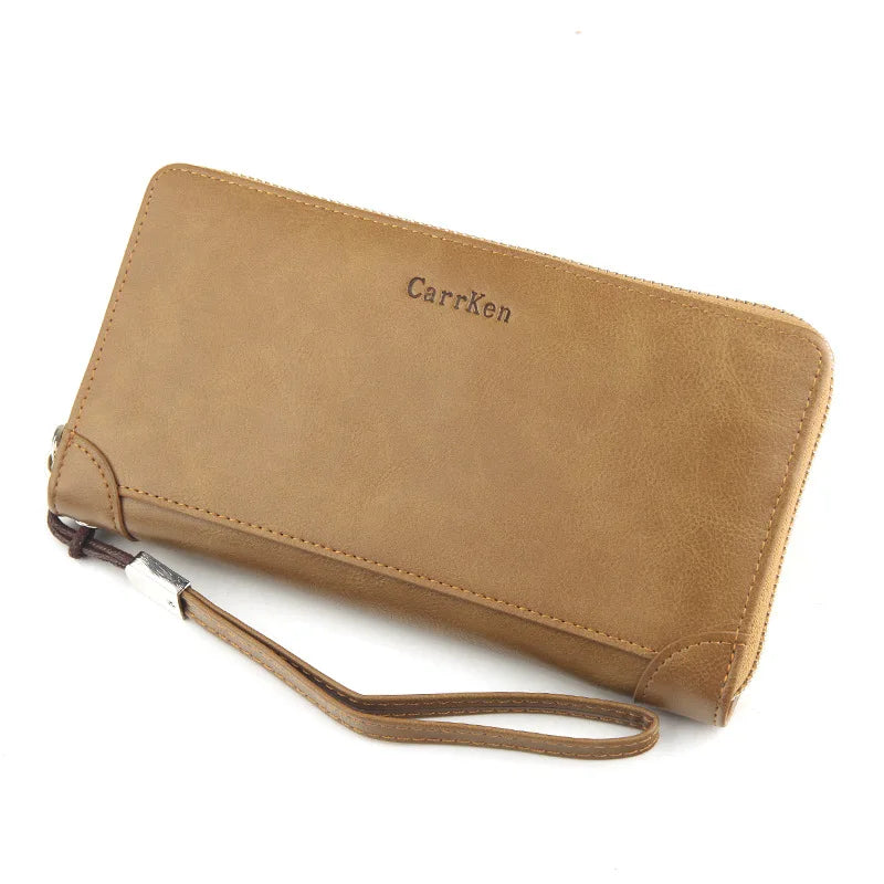 Picture Wallet Business Men Long Large Capacity Clutch Multi-Card Position Customize Photo Engraving Text Birthday Present Purse