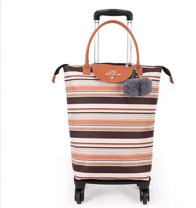 New  Women Travel trolley bags Women bag wheels wheeled bags carry on luggage Bags on wheels trolley bags Rolling Luggage bag