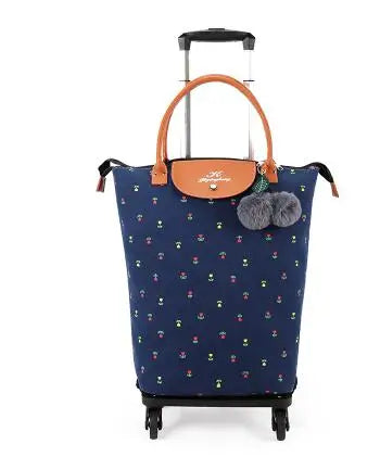 New  Women Travel trolley bags Women bag wheels wheeled bags carry on luggage Bags on wheels trolley bags Rolling Luggage bag
