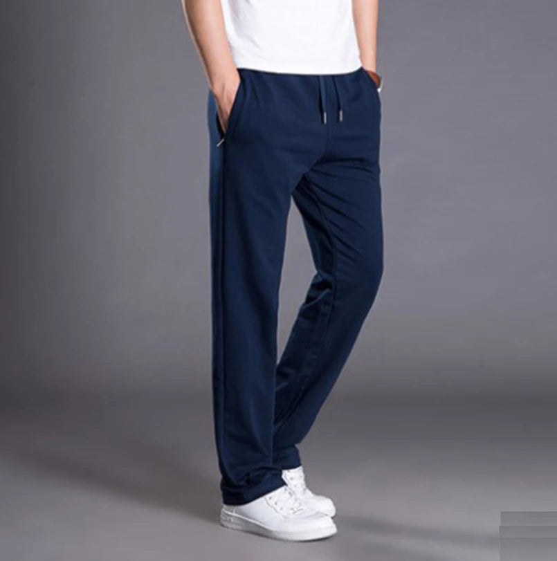 Cotton Men Sweatpants Sports Joggers Pant Tracksuit Jogging Trouser Plus Size 5xl 6xl 7xl Sportswear Wide Leg Cloth 2025 Spring