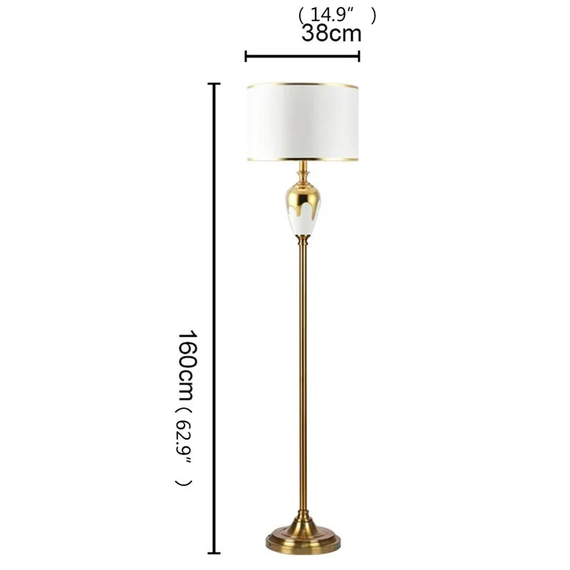 OUFULA Floor Lamp Lighting Modern LED Creative Design Ceramic Decorative for Home Living Bed Room
