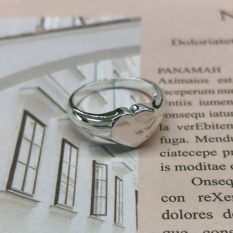 Aesthetic Rings For Women Vintage Stainless Steel Sun Face Punk Couple Ring Fashion Exaggeration Jewelry Gothic Accessories Gift