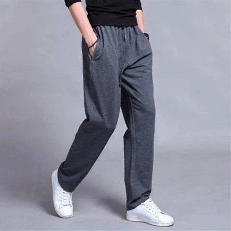 Cotton Men Sweatpants Sports Joggers Pant Tracksuit Jogging Trouser Plus Size 5xl 6xl 7xl Sportswear Wide Leg Cloth 2025 Spring