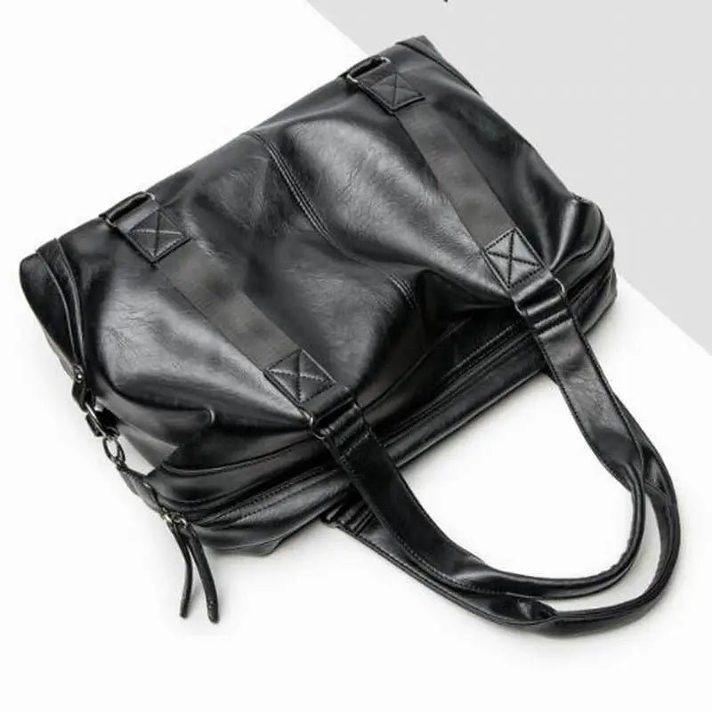 GUMST Leather Men Bags Business Large handle Bag Fashion For Men Shoulder Men's Casual Big Tote Bags