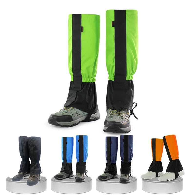 2pcs/Pair Windproof Waterproof Legwarmers Leg Cover Camping Hiking Skiing Boot Travel Shoe Snow Hunting Climbing Gaiters