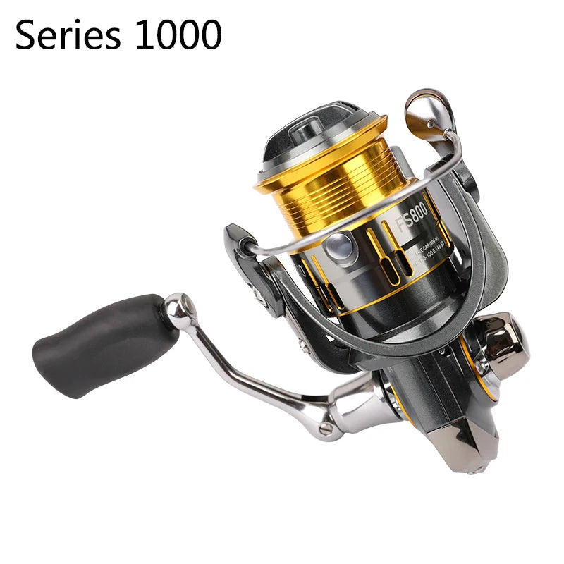 TSURINOYA FS 800 1000 Ultra-light 175g Spinning Fishing Reel with Shallow Spool & Stainless Steel Bearing For Trout Fishing coil