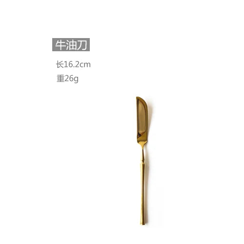New Stainless Steel Golden Cutlery Set Mirror Polishing Dinnerware Tableware Dinner Knife Fork Foods Tools Kitchen Accessories