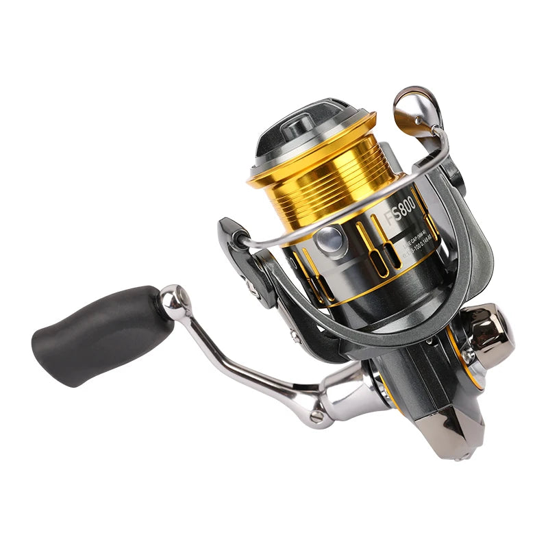 TSURINOYA FS 800 1000 Ultra-light 175g Spinning Fishing Reel with Shallow Spool & Stainless Steel Bearing For Trout Fishing coil