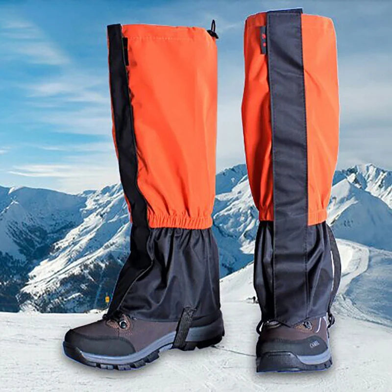 2pcs/Pair Windproof Waterproof Legwarmers Leg Cover Camping Hiking Skiing Boot Travel Shoe Snow Hunting Climbing Gaiters