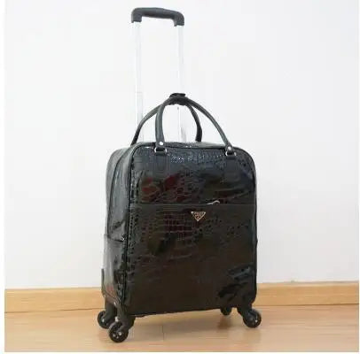 brand 20 Inch 22 inch Women luggage Trolley Bag on wheels Travel Suitcase Travel Rolling Bag Baggage Suitcase Travel wheeled bag