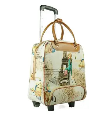 brand 20 Inch 22 inch Women luggage Trolley Bag on wheels Travel Suitcase Travel Rolling Bag Baggage Suitcase Travel wheeled bag