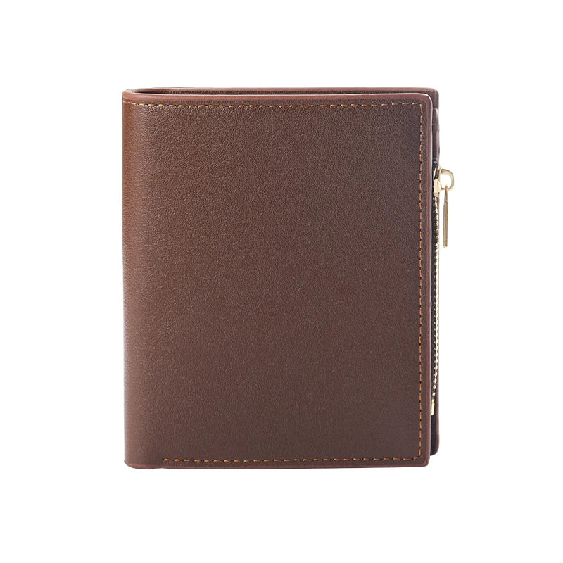 Retro Card Wallet Wallet Men ’s Wallets and Classic Best Kosher Gifts, Customized Copywriting. High Quality PU Leather Short 10c