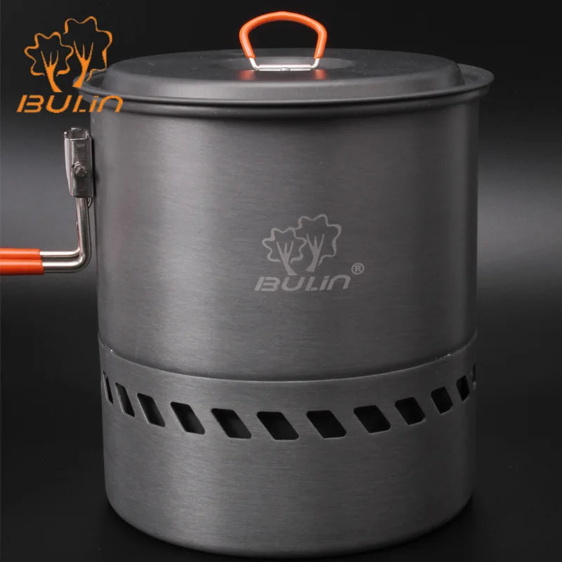 Outdoor Cookware Set Bulin S2400 S2500 Energy Saving Camping Cooking Pot Save Energy Cooking Set