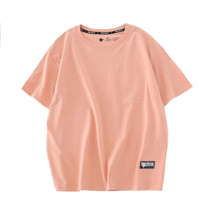 New Women 100% Cotton T shirts Female Green Fashion Oversized Streetwear Short Sleeve Tees Tops for Summer WT2201
