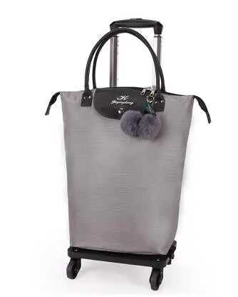 New  Women Travel trolley bags Women bag wheels wheeled bags carry on luggage Bags on wheels trolley bags Rolling Luggage bag