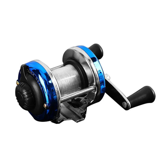 Mini Winter Ice Fishing Reel Portable Small Spinning Reels Double Rocker 1 Bb Bearing Fishing Drum Wheel For Fishing Accessories