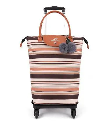 New  Women Travel trolley bags Women bag wheels wheeled bags carry on luggage Bags on wheels trolley bags Rolling Luggage bag
