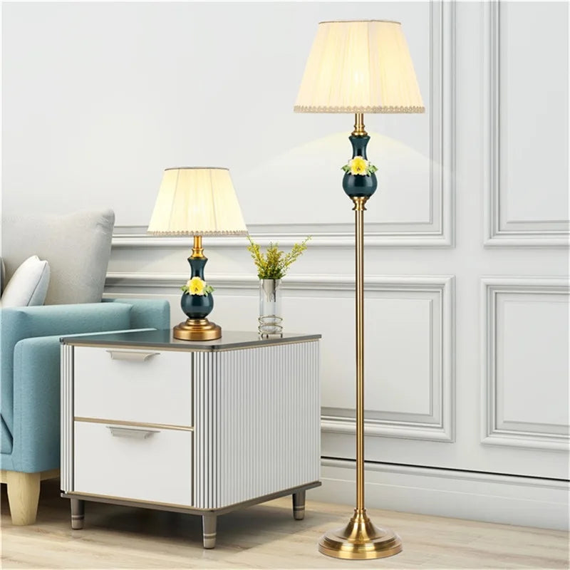 OUFULA Floor Lamp Lighting Modern LED Creative Design Ceramic Decorative for Home Living Bed Room