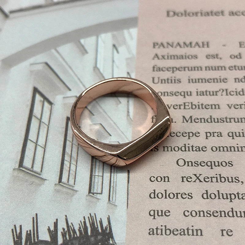 Aesthetic Rings For Women Vintage Stainless Steel Sun Face Punk Couple Ring Fashion Exaggeration Jewelry Gothic Accessories Gift