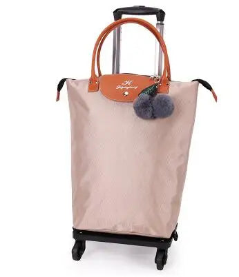 New  Women Travel trolley bags Women bag wheels wheeled bags carry on luggage Bags on wheels trolley bags Rolling Luggage bag