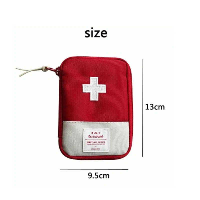 Mini Medicine Storage Bag Portable First Aid Medical Kit Travel Set Outdoor Camping Useful Emergency Survival Bag Pill Case